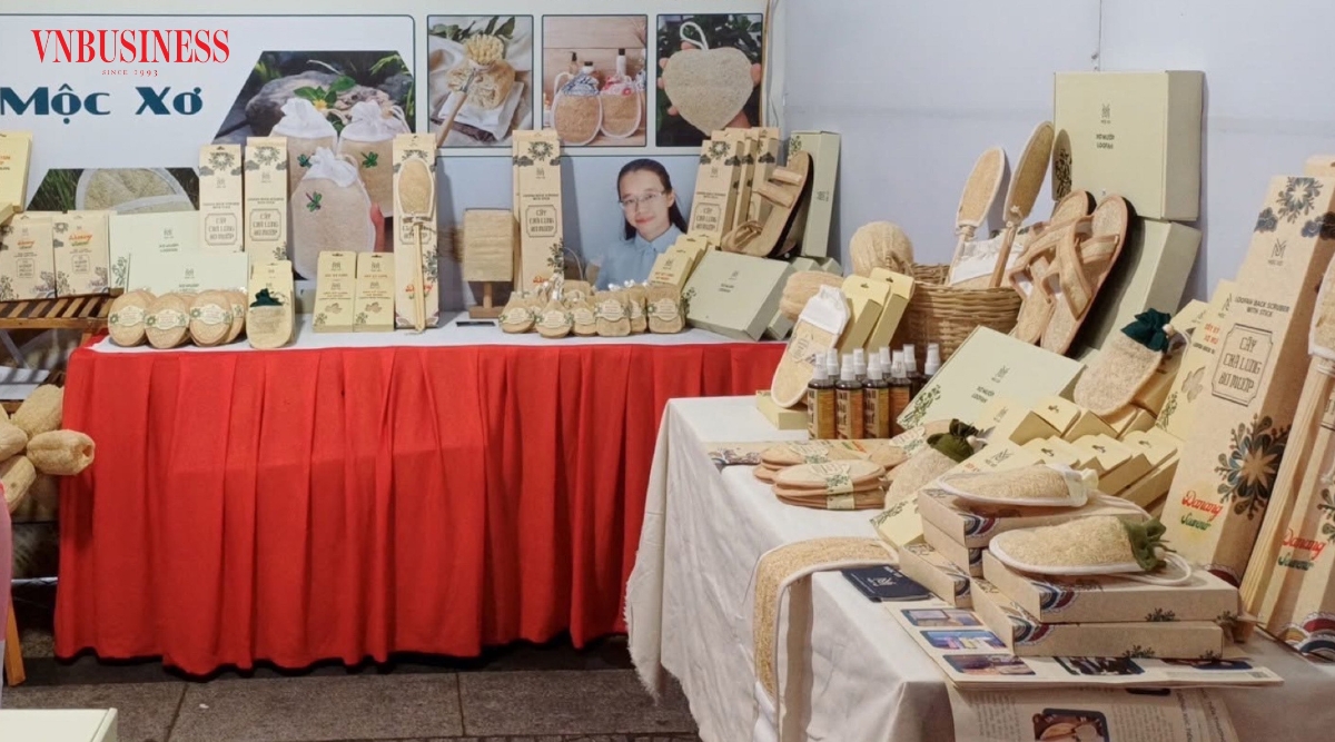 Mộc Xơ tự hào khi trở thành một trong các nhà sản xuất có nhiều dòng sản phẩm từ xơ mướp nhất trên thị trường hiện nay.