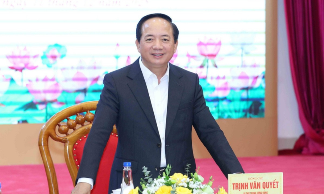 Đồng chí Trịnh Văn Quyết, Bí thư Trung ương Đảng, Trưởng ban Tuyên giáo và Dân vận Trung ương.