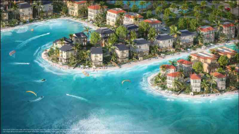 Biệt thự với bãi biển riêng mang đến cuộc sống đẳng cấp và trải nghiệm hiếm có cho cư dân Vinhomes Green Paradise.