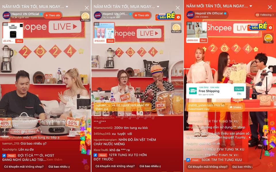 Livestream được xem là kênh bán hàng chủ lực trong cuộc đua doanh số cuối năm.