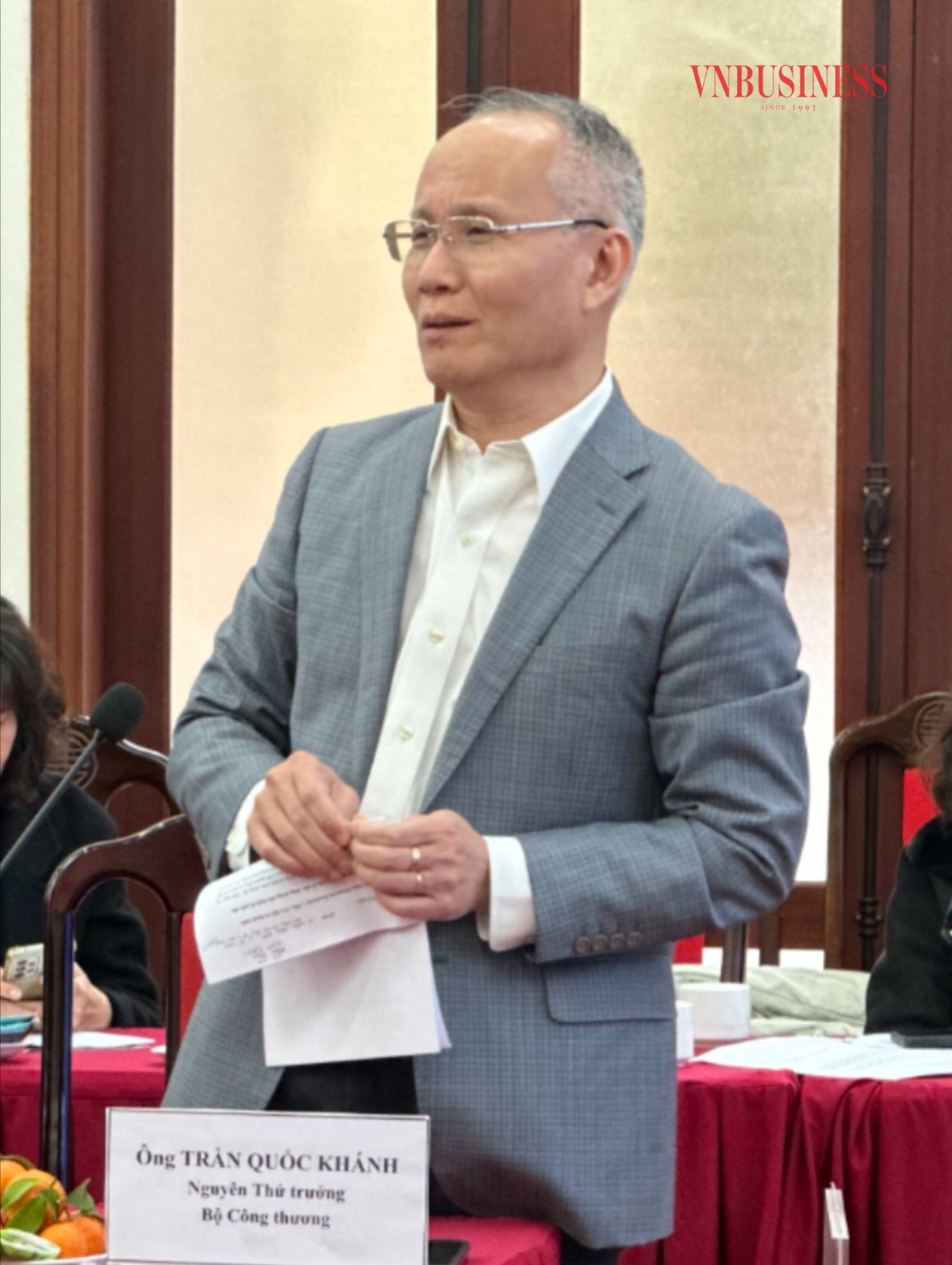 Ông Trần Quốc Khánh, nguyên Thứ trưởng Bộ Công Thương, Thường trực Hội đồng Tư vấn chính sách của Thủ tướng Chính phủ