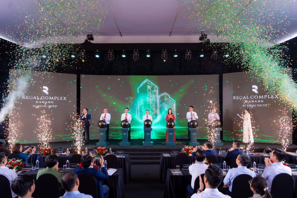 Khu phức hợp căn hộ hạng sang Regal Complex - một trong sáu công trình trọng được của thành phố Đà Nẵng được chọn khởi công dịp 2/9.