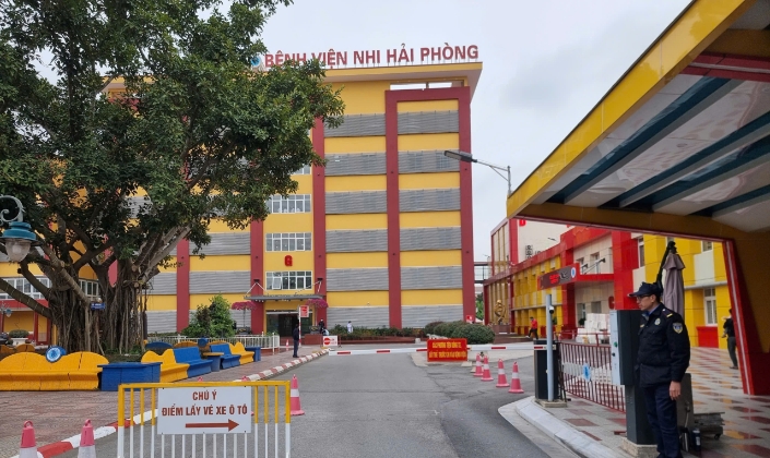 Miễn, giảm giá vé trông xe ở Bệnh viện Nhi Hải Phòng