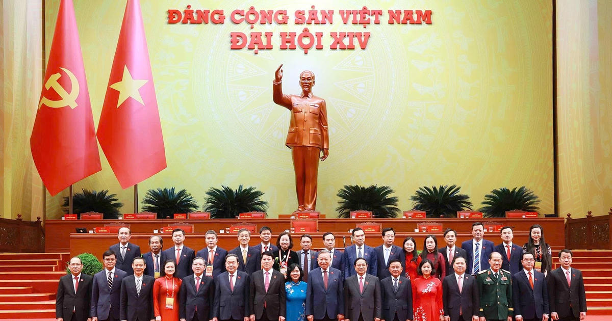 Lãnh đạo Đảng, Nhà nước và Đoàn đại biểu Đảng bộ Mặt trận Tổ quốc, các đoàn thể Trung ương dự Đại hội XIV của Đảng.