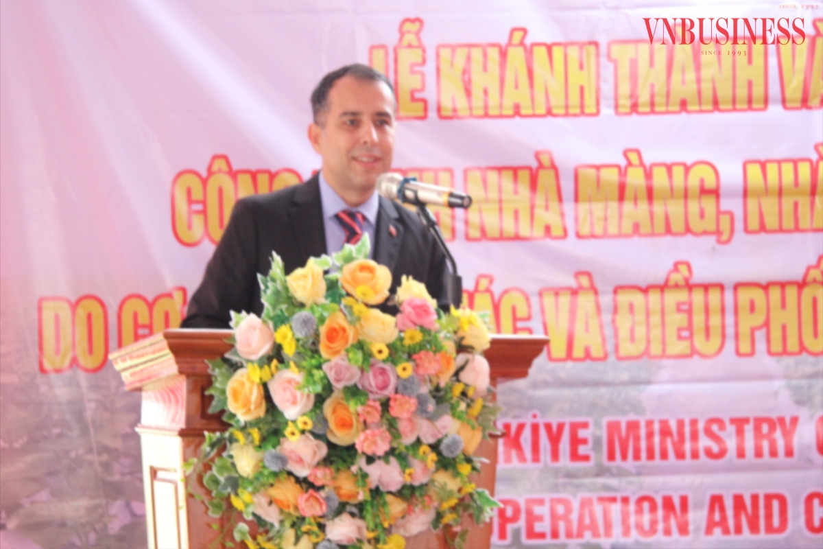 Ngài Korhan Kemik, Đại sứ Nước Cộng hòa Thổ Nhĩ Kỳ tại Việt Nam phát biểu tại buổi lễ.