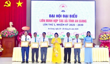 Đại hội Liên minh HTX tỉnh An Giang lần thứ I: HTX chuyển mình từ ‘nền tảng’ sang ‘động lực phát triển’