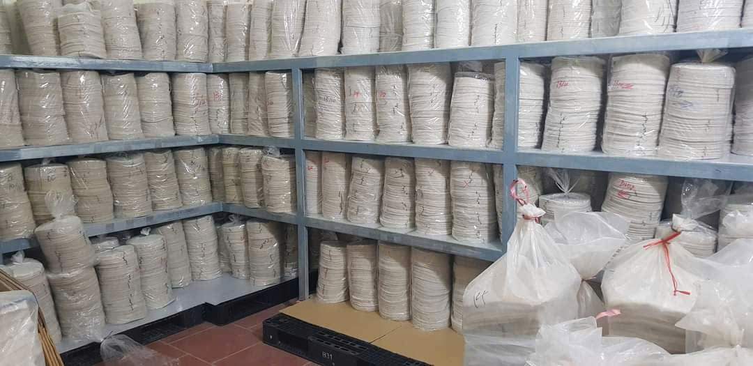 Bánh đa nem sạch được sản xuất theo công nghệ cao tại Công ty TNHH HaNa Food.