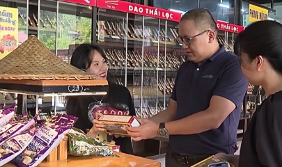 Sản phẩm OCOP có bảo hộ thương hiệu được khách hàng ưu tiên lựa chọn.
