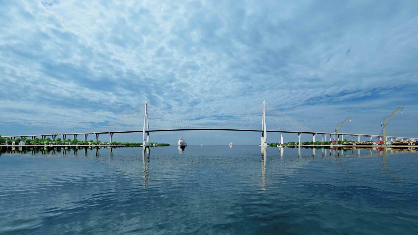 Phối cảnh cầu Cát Lái – một trong những dự án CC1 tham gia triển khai