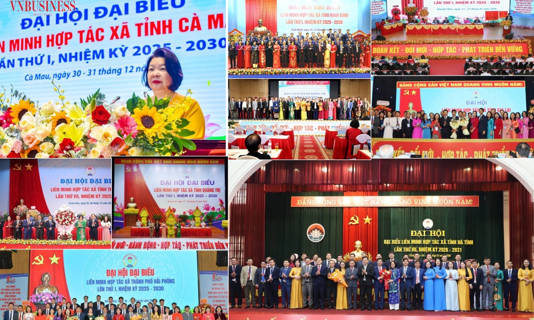 Đại hội Liên minh Hợp tác xã các tỉnh, thành phố