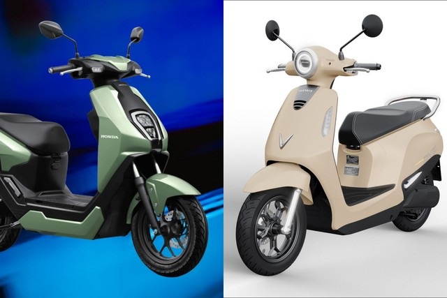 So găng xe máy Honda và Vinfast