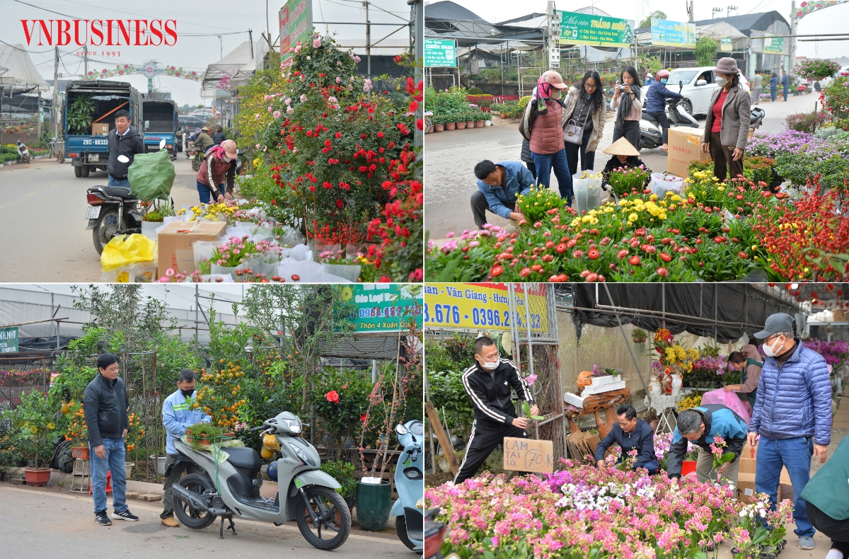 Không chỉ thương lái, lượng người dân đến mua sắm tăng cao khiến hoạt động mua bán, bốc dỡ, vận chuyển trở nên vô cùng nhộn nhịp.