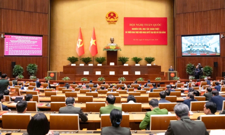 Hội nghị toàn quốc nghiên cứu, học tập, quán triệt và triển khai thực hiện Nghị quyết Đại hội XIV của Đảng