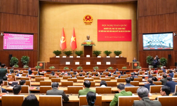 Hội nghị toàn quốc nghiên cứu, học tập, quán triệt và triển khai thực hiện Nghị quyết Đại hội XIV của Đảng