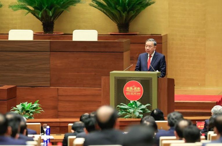 Tổng Bí thư Tô Lâm phát biểu chỉ đạo tại Hội nghị.