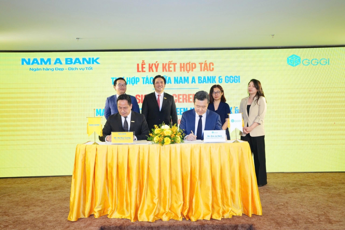 Nam A Bank và GGGI ký kết hợp tác tập trung khai thác tiềm năng của thị trường vốn bền vững.