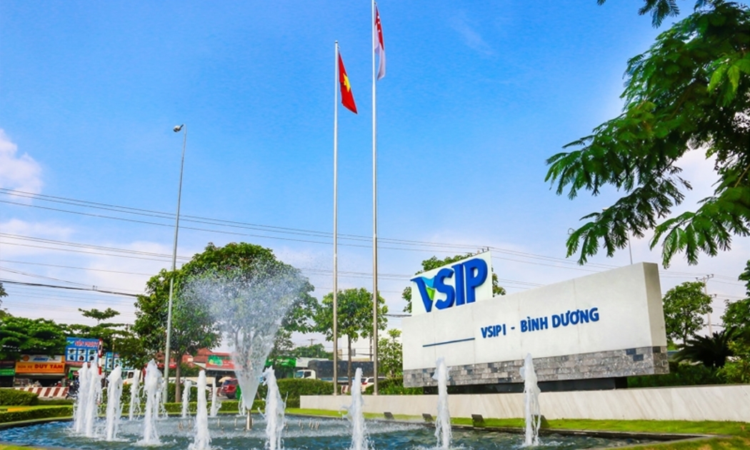 Khu công nghiệp Việt Nam - Singapore (VSIP) tại Bình Dương.