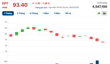Cổ phiếu FPT chật vật tìm điểm cân bằng