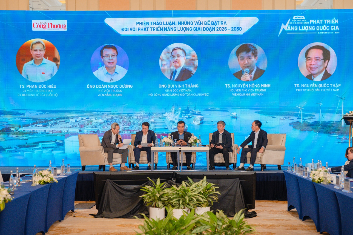 Phiên thảo luận với chủ đề “Những vấn đề đặt ra đối với phát triển năng lượng giai đoạn 2026–2030”.