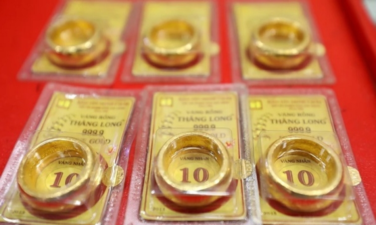 Giá vàng miếng và vàng nhẫn đều neo ở mức kỷ lục