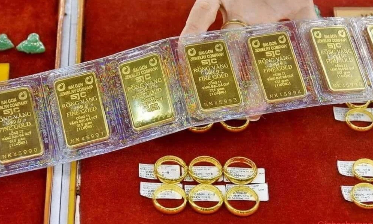 Giá vàng trong nước rớt’ mạnh từ đỉnh, về dưới 190 triệu đồng/lượng