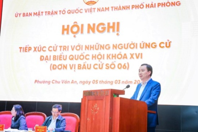 Ông Vũ Văn Tiến, Ủy viên Đoàn Chủ tịch, Trưởng Ban Tuyên giáo Cơ quan Ủy ban Trung ương MTTQ Việt Nam cam kết sẽ tham gia xây dựng pháp luật bắt nguồn từ thực tế cuộc sống, từ thực tiễn gắn với cuộc sống của bà con