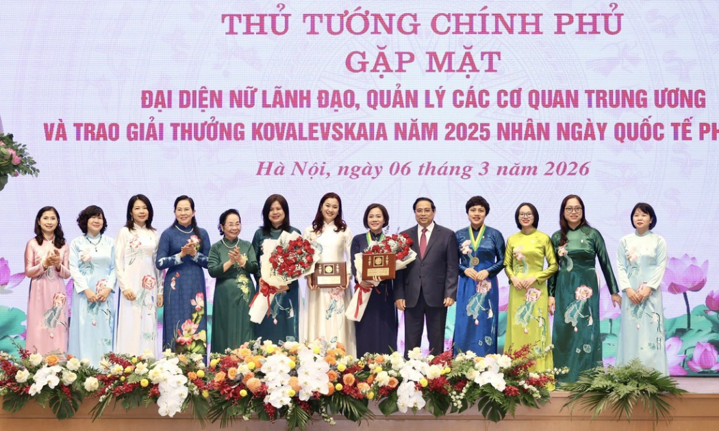 Cá nhân và tập thể các nhà khoa học nữ nhận Giải thưởng Kovalevskaia năm 2025.