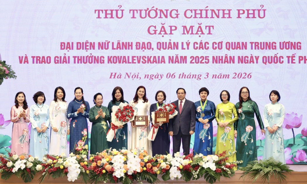 Cá nhân và tập thể các nhà khoa học nữ nhận Giải thưởng Kovalevskaia năm 2025.