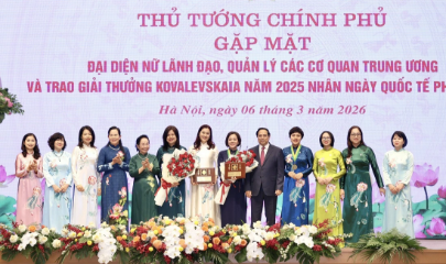 Cá nhân và tập thể các nhà khoa học nữ nhận Giải thưởng Kovalevskaia năm 2025.