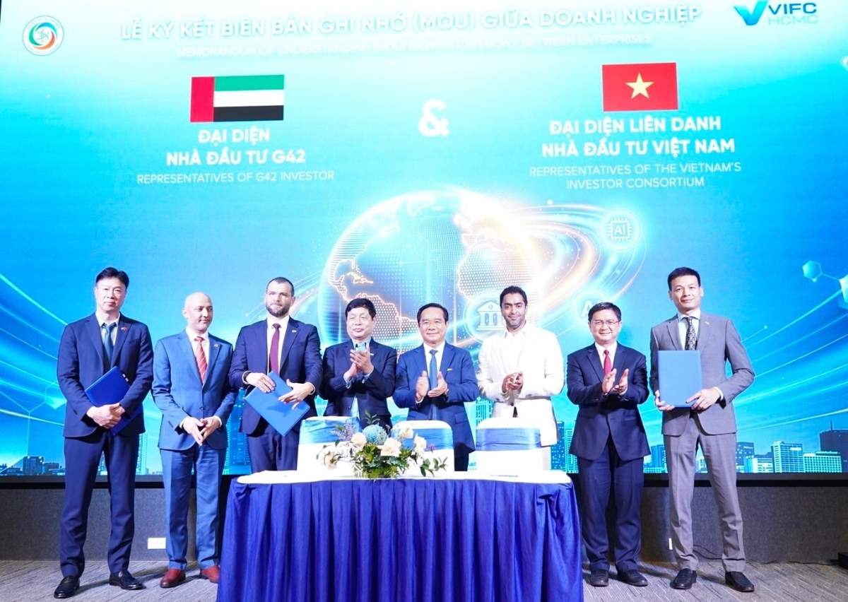 G42 - tập đoàn công nghệ quy mô hoạt động toàn cầu và Liên danh doanh nghiệp Việt Nam hợp tác.