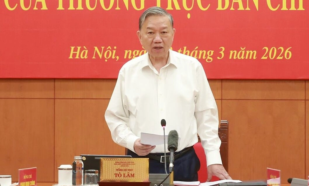 Tổng Bí thư Tô Lâm chủ trì cuộc họp Thường trực Ban Chỉ đạo Trung ương về phát triển khoa học, công nghệ và chuyển đổi số, chiều 12/3.