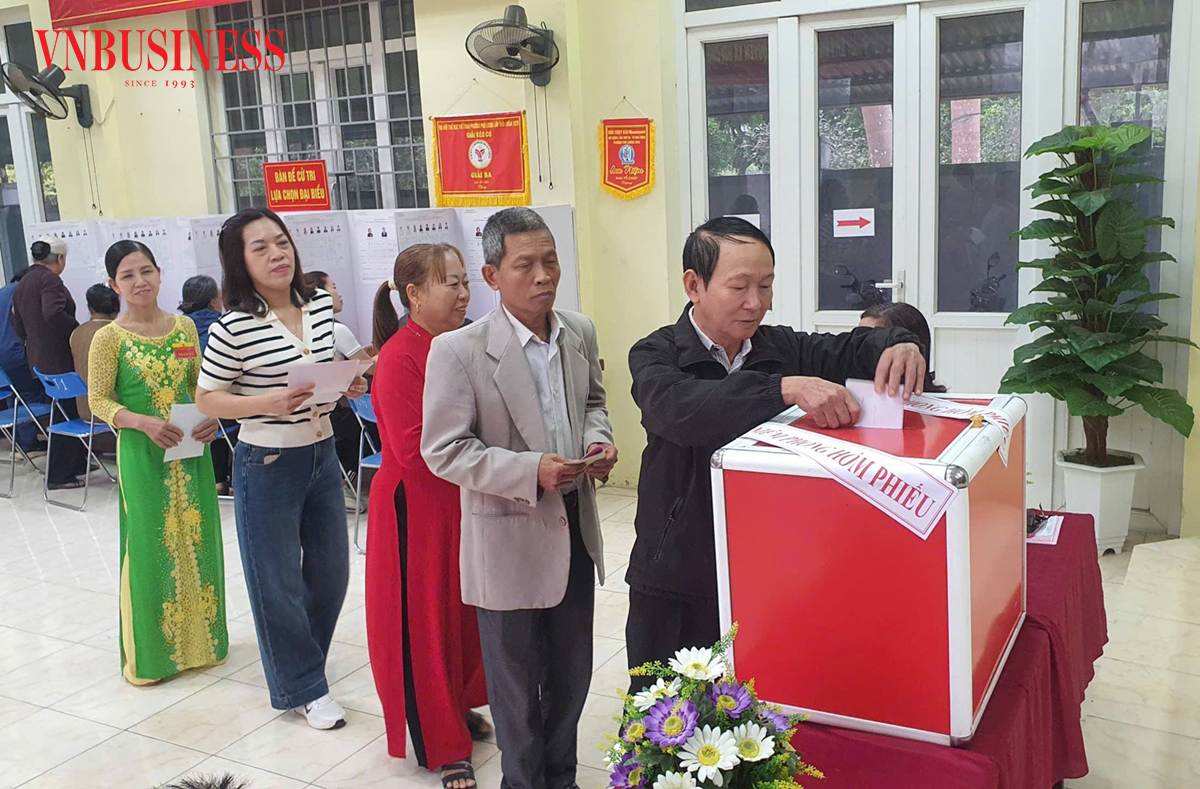 Tỷ lệ cử tri đi bầu đạt 93,19%, 5 tỉnh gần chạm mốc 100%