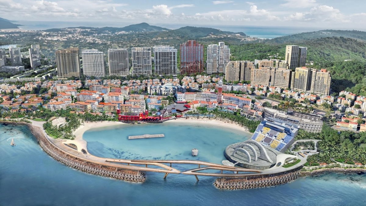 Tổ hợp căn hộ Sun Grand City Hillside Residence với tầm nhìn hướng biển. Ảnh: Sun Group.