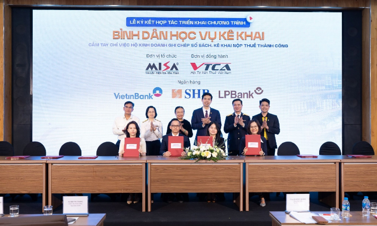 SHB đồng hành cùng MISA hỗ trợ hộ kinh doanh kê khai thuế