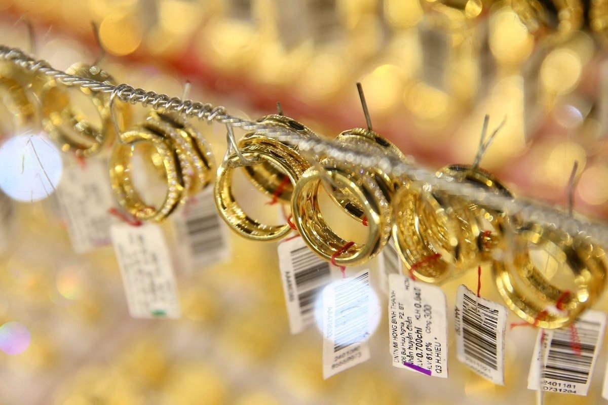 Giá vàng trong nước giảm mạnh tới 7,5 triệu đồng/lượng.