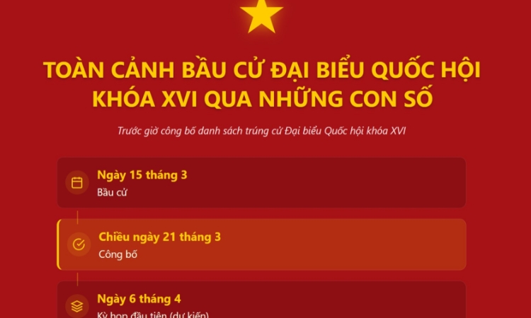 Những con số ấn tượng trước giờ công bố danh sách trúng cử ĐBQH khóa XVI chiều nay 21/3