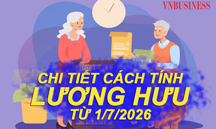 Chi tiết cách tính lương hưu theo 2 phương án đề xuất từ 1/7/2026