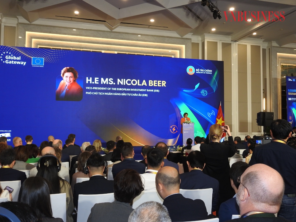 Bà Nicola Beer, Phó Chủ tịch Ngân hàng Đầu tư châu Âu (EIB).