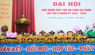 Đại hội Liên minh HTX tỉnh Lai Châu lần thứ V: Chuyển đổi số là động lực tăng trưởng cho HTX