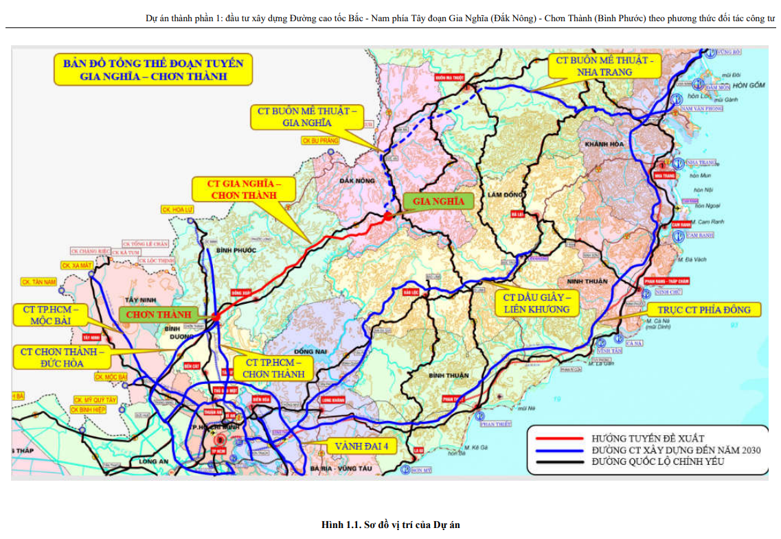 Hạ tầng kết nối Đông Nam Bộ Tây Nguyên.