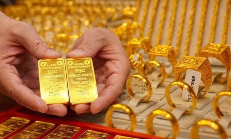 Giá vàng trong nước tiếp đà hồi phục cùng xu hướng thế giới