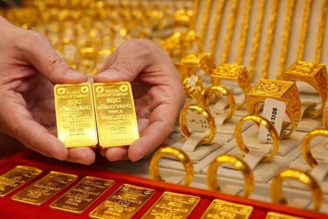 Giá vàng trong nước tiếp đà hồi phục cùng xu hướng thế giới