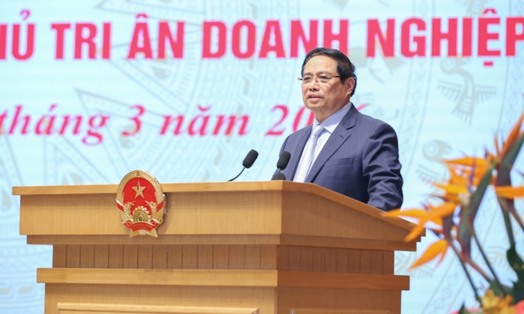 Thủ tướng Phạm Minh Chính phát biểu tại Hội nghị.