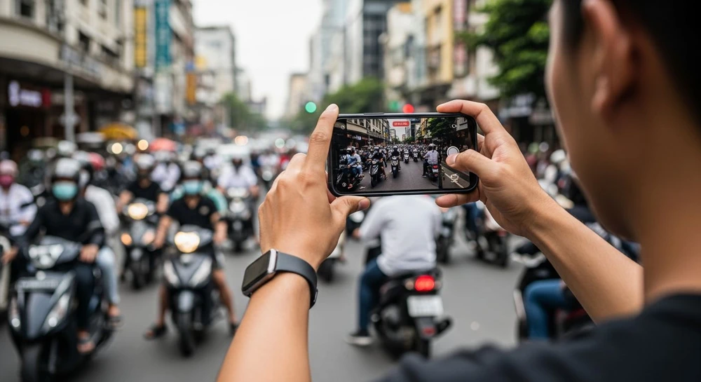 Công nghệ hỗ trợ người dân tham gia quản lý giao thông.