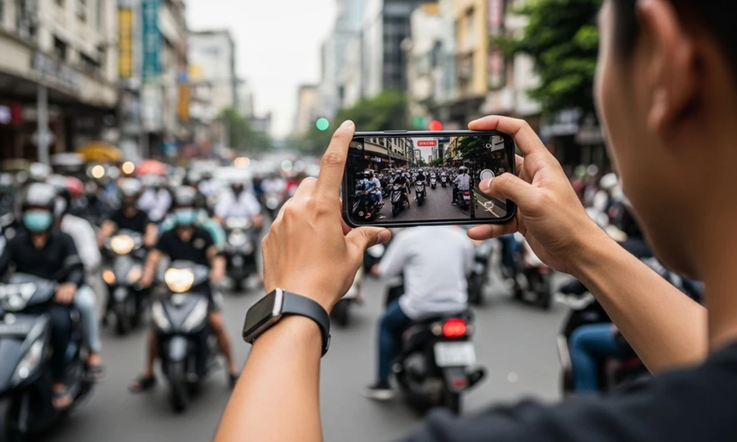 Công nghệ hỗ trợ người dân tham gia quản lý giao thông.