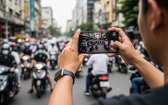 Công nghệ hỗ trợ người dân tham gia quản lý giao thông.