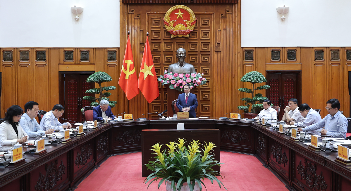 Thủ tướng nhấn mạnh yêu cầu bảo đảm an ninh, an toàn, kể cả trường hợp có sự cố đặc biệt xảy ra. Ảnh: VGP