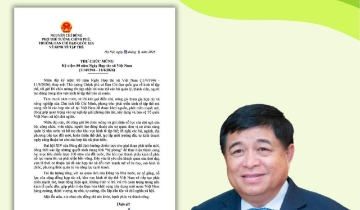 Phó thủ tướng Nguyễn Chí Dũng gửi thư chúc mừng khu vực Hợp tác xã