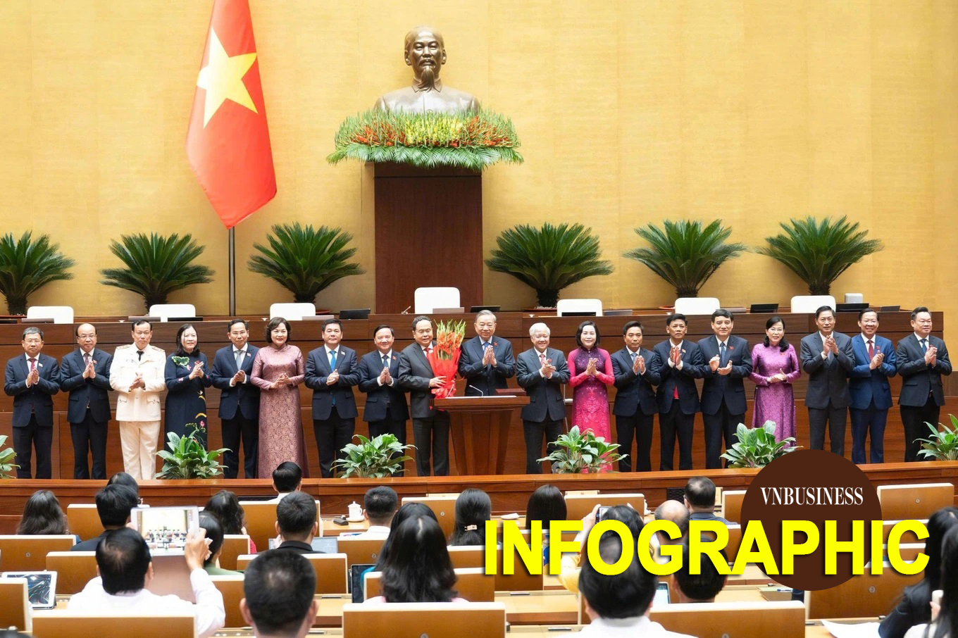 Chủ tịch Quốc hội Trần Thanh Mẫn và 6 Phó Chủ tịch Quốc hội khóa XVI