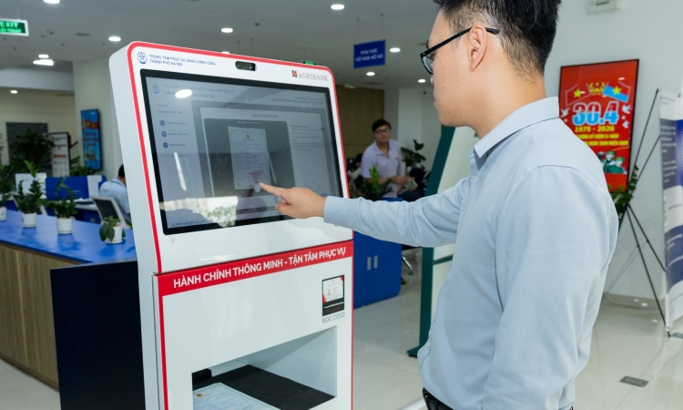 Agribank lan tỏa giá trị số từ mô hình Kiosk thông minh phục vụ hành chính công